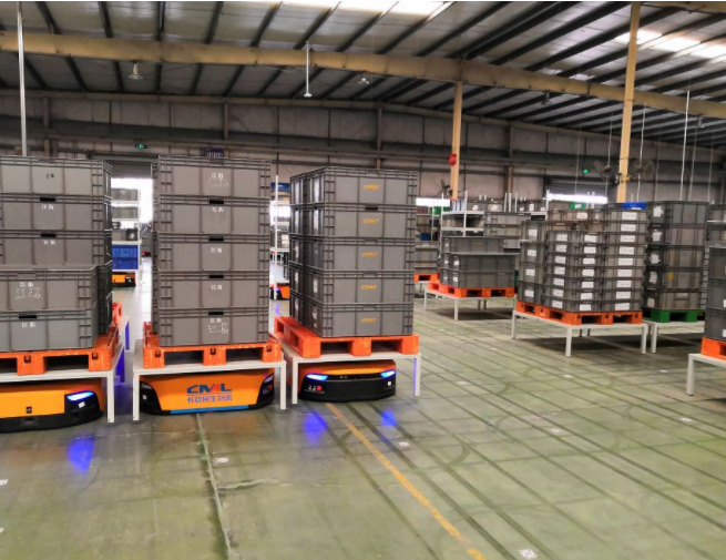 【爱游戏（中国）机械】汽车零部件物流无人仓库爆光，震撼